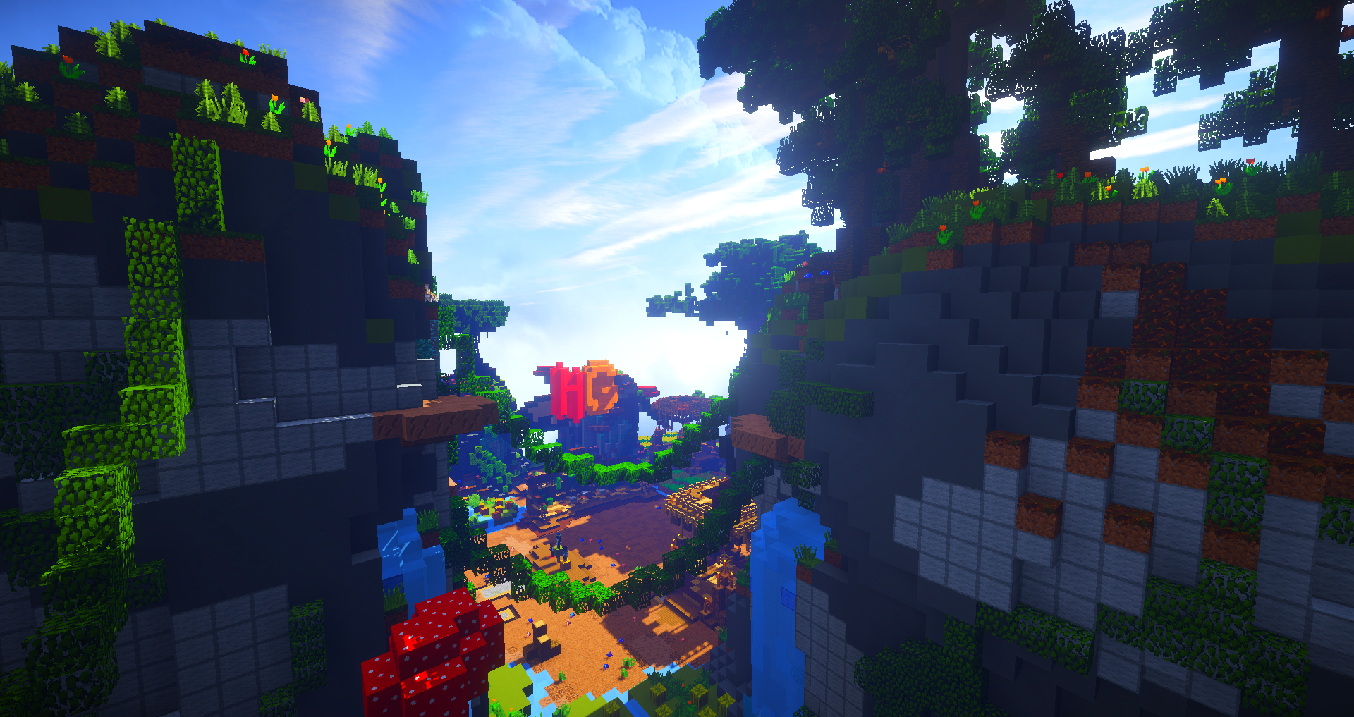 Paisagem do servidor Zyon Minecraft